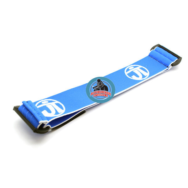 JT ProFlex Woven Goggle Strap - Blue/White Classic