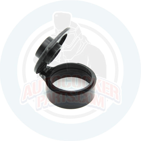 50 Round Hopper Lid  w/feedgate - Black