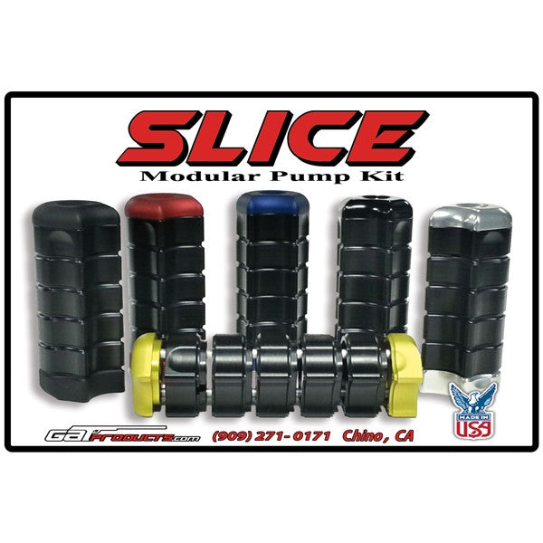 Slice Pump Kit - MINI - Platinum - Dust Red
