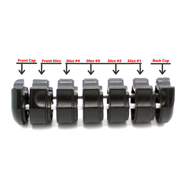 Slice Pump Kit - MINI - Silver - Red