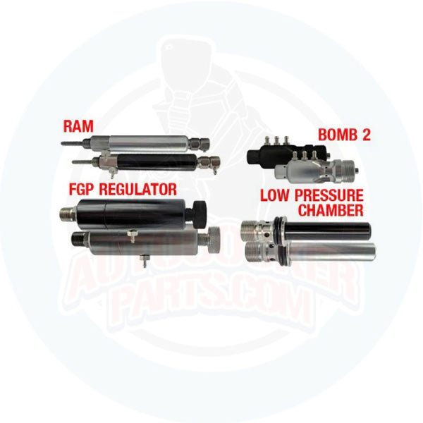Shocktech Autococker Pneumatics Kit - Black
